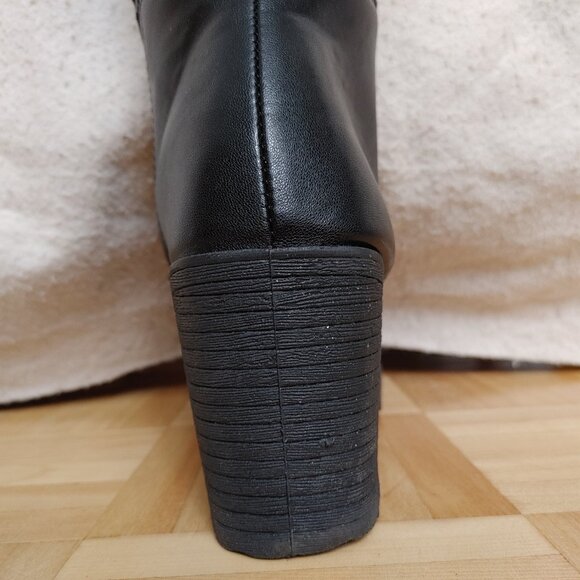 Black block heel overknees - Picture 7 of 13